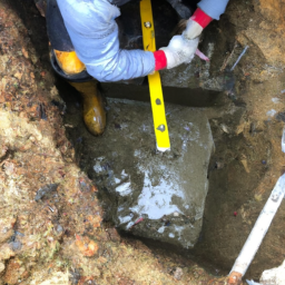 Construction d'un Mur de Soutènement en Blocs de Béton pour un Terrain en Pente Saint-Avold